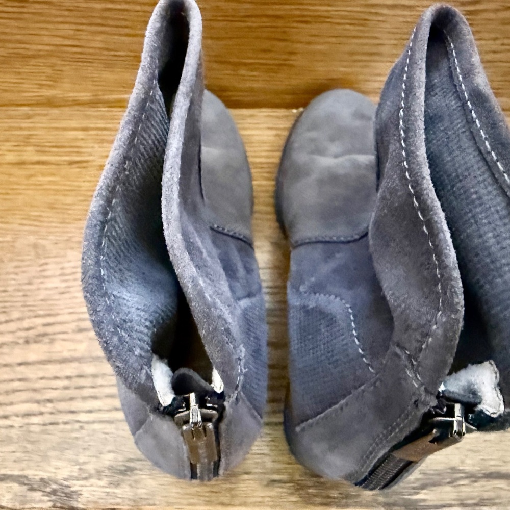 Aquatalia Taylor Gray Suede Ankle Bootie 8.5 NWT - Picture 6 of 10